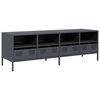 vidaXL antracit hidegen hengerelt ac&eacute;l TV-szekr&eacute;ny 135x39x43,5 cm