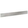 vidaXL Fűszeg&eacute;lyez&eacute;s 30 db 100 x 12 cm Ac&eacute;l Ez&uuml;st