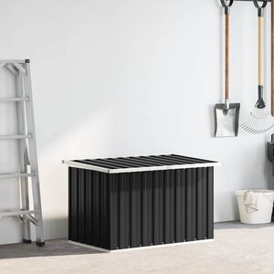 vidaXL antracitsz&uuml;rke kerti t&aacute;rol&oacute;l&aacute;da 109 x 67 x 65 cm