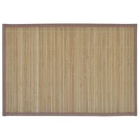 6 db bambusz alátét 30 x 45 cm barna