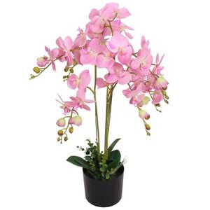 vidaXL cserepes r&oacute;zsasz&iacute;n műorchidea 75 cm