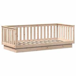 vidaXL t&ouml;m&ouml;r fenyőfa heverő matrac n&eacute;lk&uuml;l 90 x 200 cm