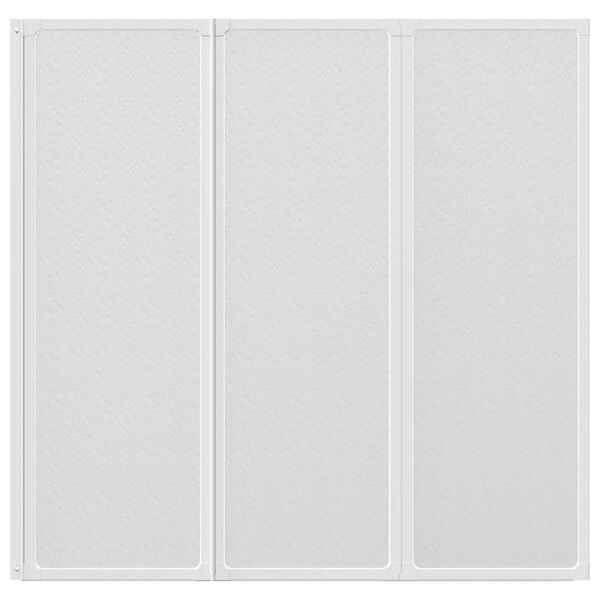 ZuhanyFal K&aacute;dparav&aacute;n 141 x 132 cm 3 Panel &Ouml;sszehajthat&oacute;