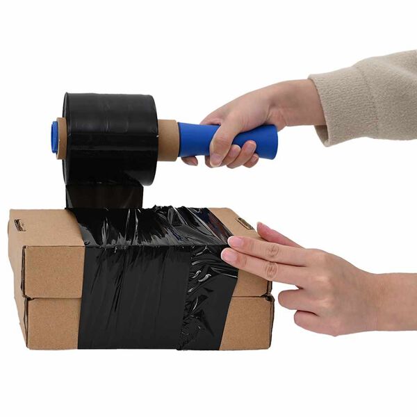 vidaXL stretch fólia 10 pcs fekete 23 μm 10 cm x 150 m