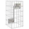 vidaXL Gabion Csap Ez&uuml;st 26 x 25 x 50 cm Rozsdamentes ac&eacute;l
