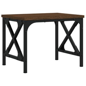 vidaXL barna t&ouml;lgysz&iacute;nű szerelt fa nyomtat&oacute;&aacute;llv&aacute;ny 40 x 30 x 31 cm