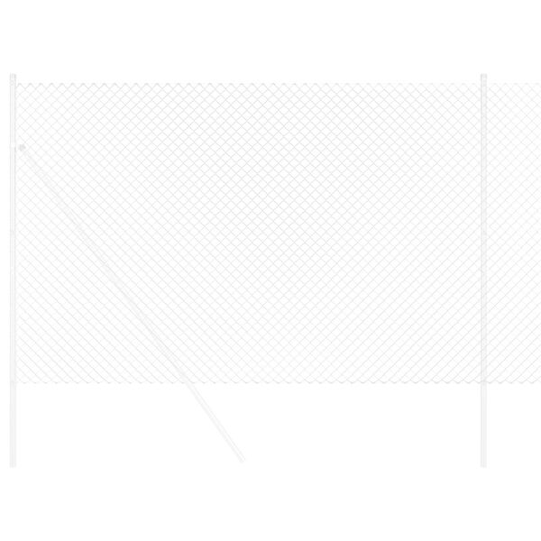 vidaXL L&aacute;ncszem Ker&iacute;t&eacute;s Ez&uuml;st 10 x 1,5 m Horganyzott ac&eacute;l