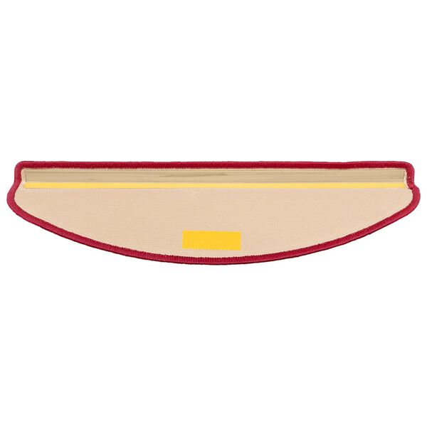 vidaXL 5 db piros &ouml;ntapad&oacute; l&eacute;pcsőszőnyeg 65x21x4 cm