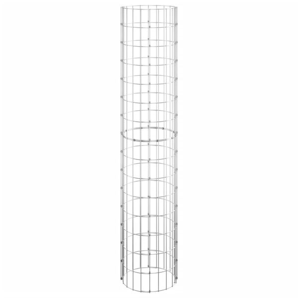 vidaXL 3 db kör alakú horganyzott acél gabion magaságyás Ø30 x 150 cm