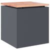 vidaXL Kerti pad Antracit 40 x 40 x 43 cm Ac&eacute;l