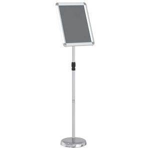 vidaXL Ki&aacute;ll&iacute;t&oacute; &Aacute;llv&aacute;ny Ez&uuml;st 30 x 25 x 128 cm Alum&iacute;nium