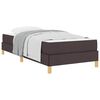 vidaXL Boxrug&oacute;s &aacute;gy matracmal S&ouml;t&eacute;t Barna 100 x 200 cm sz&ouml;vet