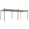 vidaXL t&oacute;psz&iacute;nű pergola beh&uacute;zhat&oacute; tetővel 589 x 292 x 230 cm
