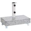 vidaXL vil&aacute;gossz&uuml;rke gr&aacute;nit napernyőtalp 45 x 25 x 8,3 cm