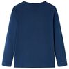 Tengerészkék hosszú ujjú gyerekpóló 92