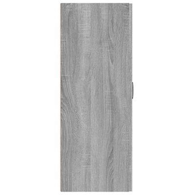 vidaXL szürke sonoma színű szerelt fa függőszekrény 69,5 x 34 x 90 cm