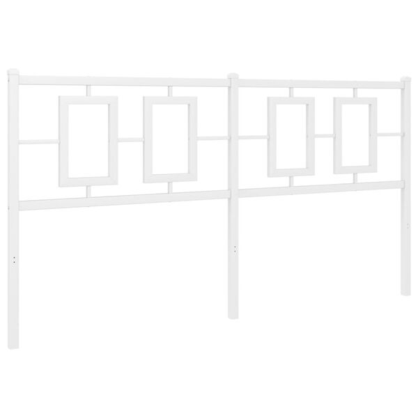 vidaXL feh&eacute;r f&eacute;m fejt&aacute;mla 160 cm