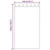 vidaXL S&ouml;t&eacute;t&iacute;tő f&uuml;gg&ouml;ny&ouml;k 2 pcs Must&aacute;r s&aacute;rga 140 x 260 cm B&aacute;rsony