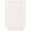 vidaXL fehér tömör fenyőfa éjjeliszekrény 40 x 35 x 50 cm