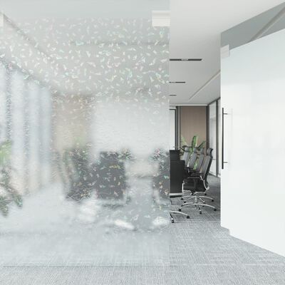 vidaXL matt szivárványmintás PVC ablakfólia 60 x 1000 cm