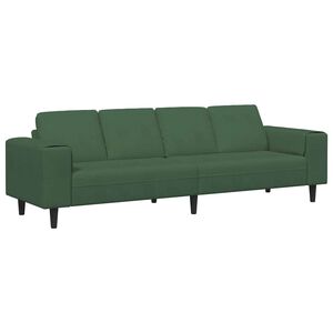 vidaXL Kanap&eacute; S&ouml;t&eacute;tz&ouml;ld 250 x 77 x 76 cm B&aacute;rsonyos sz&ouml;vet