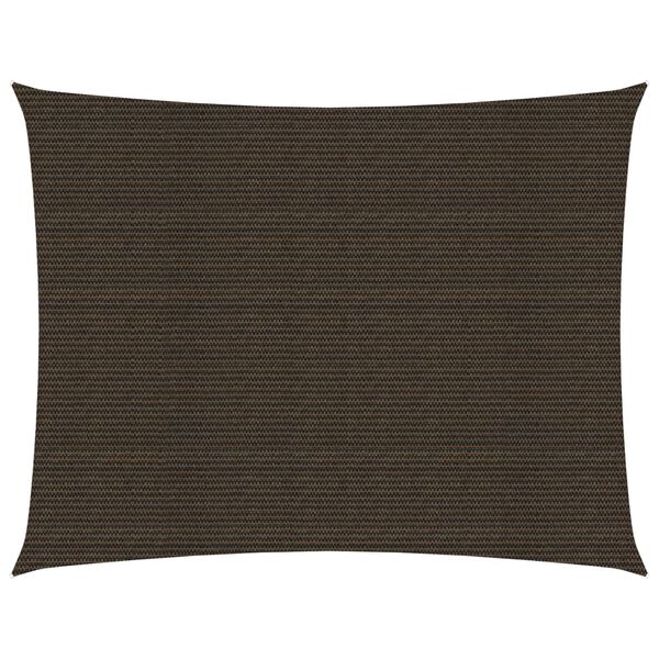 vidaXL barna HDPE napvitorla 160 g/m&sup2; 3 x 4 m