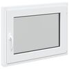vidaXL Pinceablak RISOR 80 x 60 cm PVC &eacute;s &Uuml;veg Feh&eacute;r