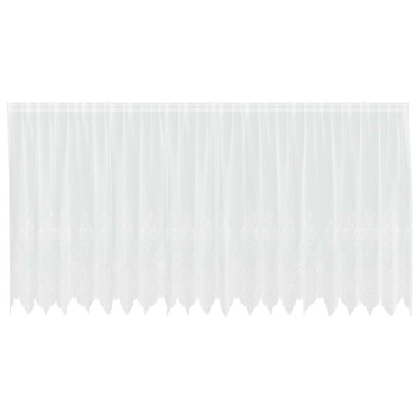 vidaXL Csipk&eacute;s F&uuml;gg&ouml;ny f&uuml;gg&ouml;ny&ouml;kkel Feh&eacute;r 160 x 500 cm Poli&eacute;szter