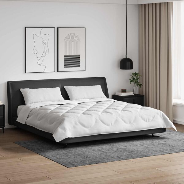 vidaXL Paplan p&aacute;rn&aacute;val 3 pcs Feh&eacute;r Mikrosz&aacute;l