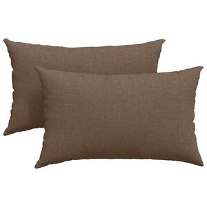 vidaXL Kanap&eacute; p&aacute;rn&aacute;k 2 db sz&ouml;vet Barna 50 x 30 cm