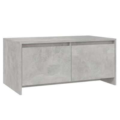 vidaXL betonszürke forgácslap dohányzóasztal 90 x 50 x 41,5 cm