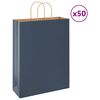 vidaXL 50 db k&eacute;k pap&iacute;rzacsk&oacute;k foganty&uacute;kkal 32x12x42 cm