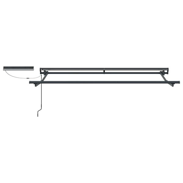 vidaXL Elektromos Kih&uacute;zhat&oacute; Napernyő B&eacute;zs 3,5 x 2,5 m