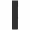 vidaXL fekete szerelt fa t&aacute;rol&oacute;szekr&eacute;ny 70 x 42,5 x 225 cm