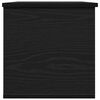 vidaXL Tároló Doboz tárolóval Fekete tölgy 102 x 35 x 35 cm Faanyag