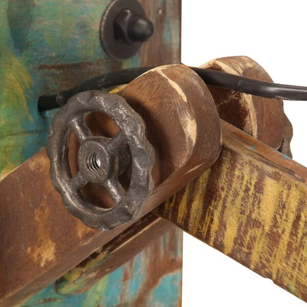 vidaXL ipari st&iacute;lus&uacute; t&ouml;bbsz&iacute;nű kerek falil&aacute;mpa E27