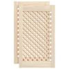 vidaXL 2 db tömör fenyőfa rácsos szekrényajtó 39,5x69 cm