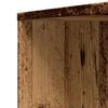 vidaXL antik fa sz&iacute;nű szerelt fa keskeny f&uuml;rdőszobaszekr&eacute;ny kerekekkel