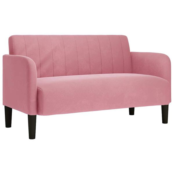 vidaXL r&oacute;zsasz&iacute;n b&aacute;rsony loveseat kanap&eacute; 109 cm