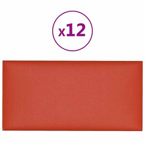 vidaXL Fali Fejt&aacute;mla 12 db 30 x 15 cm Cappuccino sz&ouml;vet
