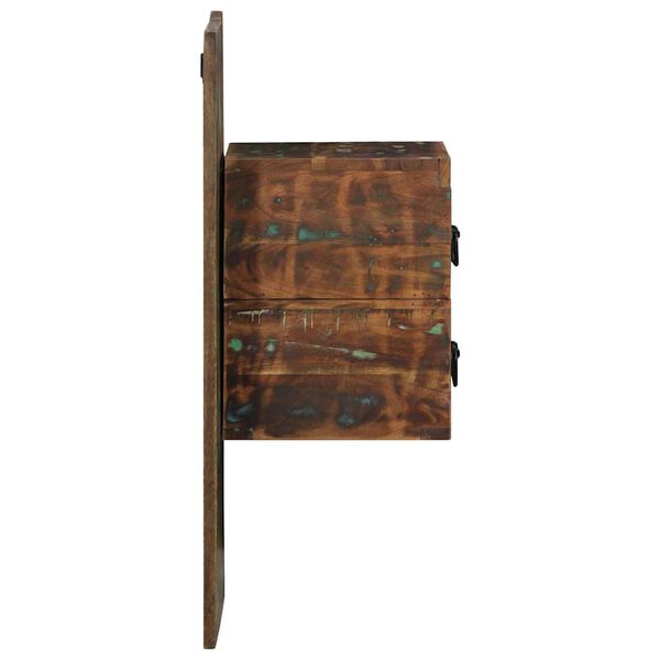 vidaXL &Eacute;jjeli szekr&eacute;ny T&ouml;bbsz&iacute;nű 60x32x80 cm T&ouml;m&ouml;r fa &uacute;jrahasznos&iacute;tott