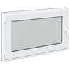 vidaXL Pinceablak RISOR 100 x 50 cm PVC &eacute;s &Uuml;veg Antracitsz&uuml;rke