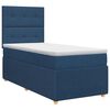 vidaXL Boxspring &aacute;gy matraccal fejt&aacute;ml&aacute;val K&eacute;k 90 x 190 cm Sz&ouml;vet