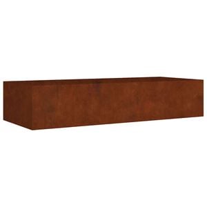 vidaXL corten ac&eacute;l kerti magas&aacute;gy&aacute;s 200x80x40 cm