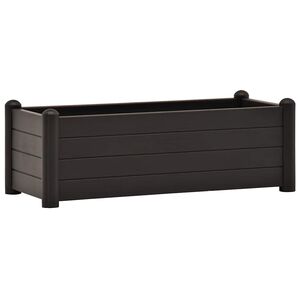 vidaXL antracitsz&uuml;rke kerti PP magas&aacute;gy&aacute;s 100 x 43 x 35 cm