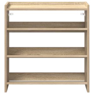 vidaXL sonoma t&ouml;lgy sz&iacute;nű szerelt fa cipőtart&oacute; 60x25x62 cm