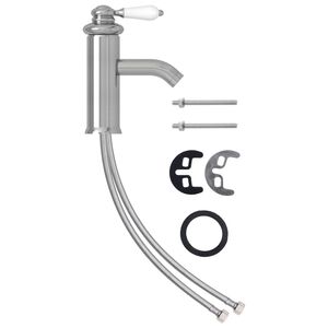 vidaXL ez&uuml;st f&uuml;rdőszobai mosd&oacute;csaptelep 130 x 180 mm
