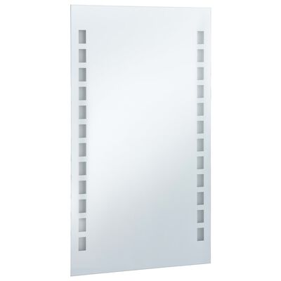 vidaXL LED-es fürdőszobai falitükör 50 x 60 cm