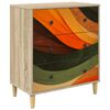 vidaXL Fi&oacute;kos szekr&eacute;ny BONN Retro hull&aacute;m nyom&aacute;s 66 x 36,5 x 75 cm