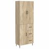 vidaXL Szekr&eacute;ny szett 2 pcs Sonoma T&ouml;lgy 66 x 34,5 x 89,5 cm
